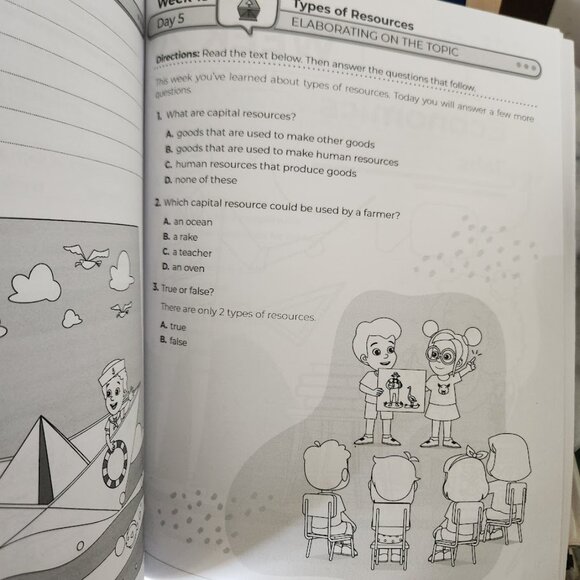 NEW 2nd Grade Social Studies: Daily Practice Workbook 20 Weeks of Fun Activities - Picture 5 of 13